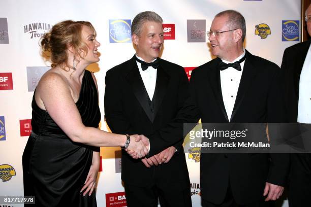 Annette Sally, Al Robertson and Gabriel Tanbourgi attend The Skin Sense Award Gala 2010 at The Pierre on October 12, 2010 in New York City.