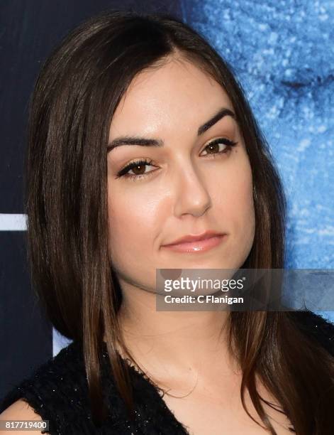 Sasha Grey attends the Season 7 Premiere Of HBO's "Game Of Thrones" at Walt Disney Concert Hall on July 12, 2017 in Los Angeles, California.