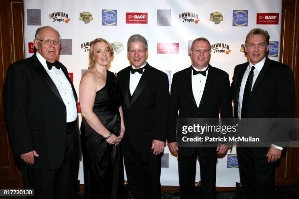Dr. Perry Robins, Annette Sally, Al Robertson, Gabriel Tanbourgi and Sam Champion attend The Skin Sense Award Gala 2010 at The Pierre on October 12,...
