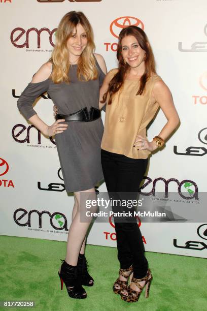 Bari Milken Bernstein and Alexx Jae Monkarsh attend 2010 Environmental Media Association Awards at Warner Bros. Studios on October 16, 2010 in...