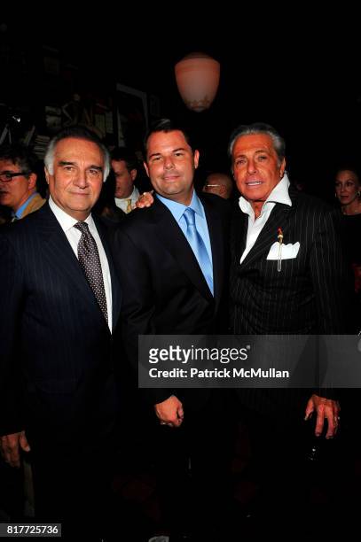 Tony LoBianco, Paul Davis Pope and Gianni Russo attend THE DEEDS OF MY FATHERS by Paul David Pope New York book launch at Elaine’s on October 6th,...