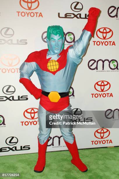 Captain Planet attends 2010 Environmental Media Association Awards at Warner Bros. Studios on October 16, 2010 in Burbank, California.