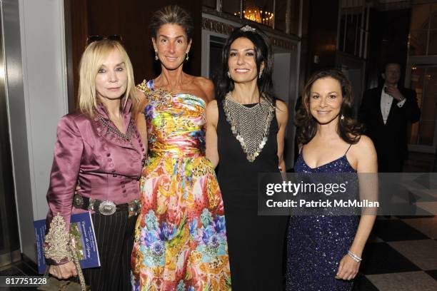 Maggie Norris, Somers Farkas, Nazee Moinian and Bettina Zilkha attend 2010 Alzheimer's Association Rita Hayworth Gala at the Waldorf Astoria on...