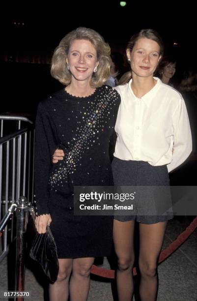 Blythe Danner and Gwyneth Paltrow