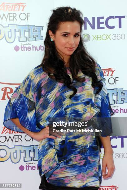 Josie Loren attends Variety's 4th Annual Power of Youth Event at Paramount Studios on October 24, 2010 in Los Angeles, California.