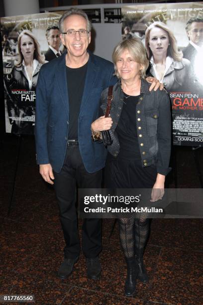 Jerry Zucker and Janet Zucker attend Los Angeles Special Screening of FAIR GAME at Simon Wiesenthal's Museum of Tolerance on October 24, 2010 in Los...