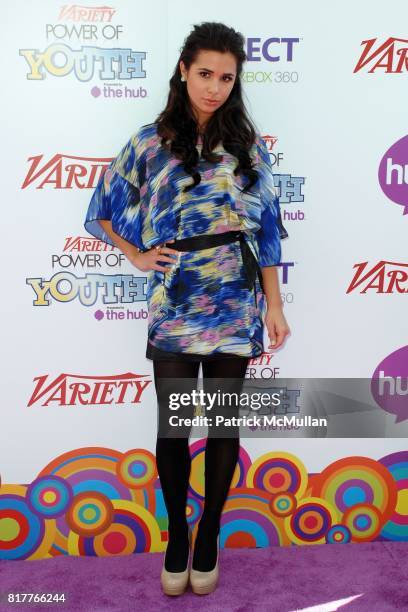 Josie Loren attends Variety's 4th Annual Power of Youth Event at Paramount Studios on October 24, 2010 in Los Angeles, California.