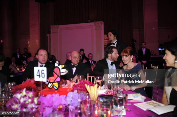 Olly Bengough, Ed Pressman, Sean Parker, Alexandra Lenas attend GABRIELLE'S ANGEL FOUNDATION FOR CANCER RESEARCH Hosts ANGEL BALL 2010 at Cipriani...