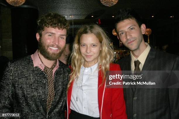 Timo Weiland, Annabelle Dexter-Jones and Paul Arnhold attend JUNIOR SOCIETY Benefit With Special Performance by BALLET HISPANICO at Covet Lounge on...