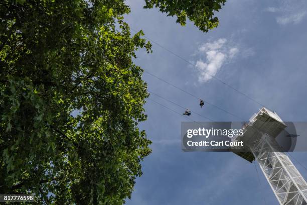 Zip Wire Ride 115 Zip Line London Stock Photos, High-Res Pictures, and Images - Getty ...