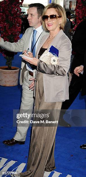 Frida Reuss arrives at the UK film premiere of "Mamma Mia!" the Movie at the Odeon Leicester Square on June 30, 2008 in London, England.