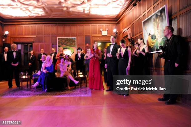 Atmosphere at VIP MASKED BALL for Susan G. Komen, Headlined by Sir Richard Branson, Katie Couric, Cornelia Guest, HM Queen Noor, and Robert Wojtowicz...