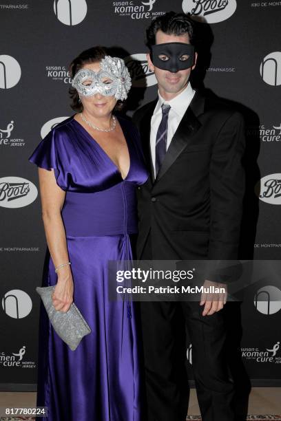 Nancy Laird and James Laird attend VIP MASKED BALL for Susan G. Komen, Headlined by Sir Richard Branson, Katie Couric, Cornelia Guest, HM Queen Noor,...