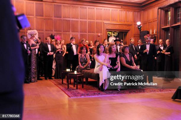 Atmosphere at VIP MASKED BALL for Susan G. Komen, Headlined by Sir Richard Branson, Katie Couric, Cornelia Guest, HM Queen Noor, and Robert Wojtowicz...