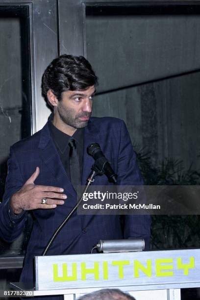 Jorn Weisbrodt attends PAUL THEK: DIVER, A RETROSPECTIVE, Dinner at Whitney Museum on October 20, 2010 in New York City.