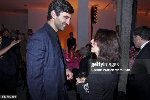 Jorn Weisbrodt and Elizabeth Sussman attend PAUL THEK: DIVER, A RETROSPECTIVE, Dinner at Whitney Museum on October 20, 2010 in New York City.