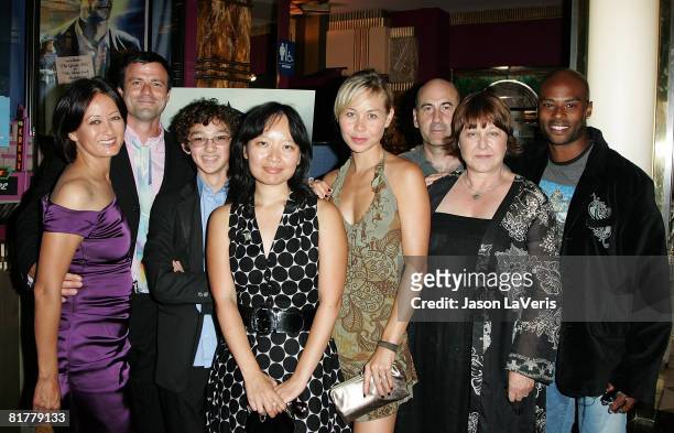 Julia Nickson, Ben Redgrave, Alexander Agate, Jennifer Phang, Sanoe Lake, James Eckhouse, Susan Ruttan and Lee Marks attend the 2008 Los Angeles Film...