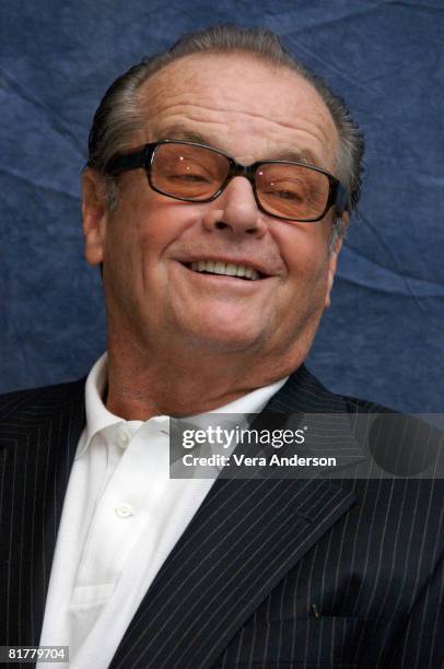 Jack Nicholson at "The Bucket List" press conference at the Four Seasons Hotel on December 4, 2007 in Beverly Hills, California.