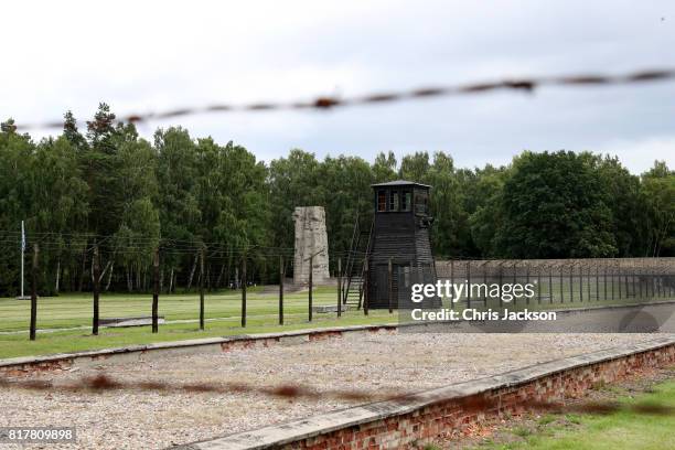General atmosphere of the Stutthof concentration camp during an official visit of the Duke and Duchess of Cambridge to Poland and Germany on July 18,...