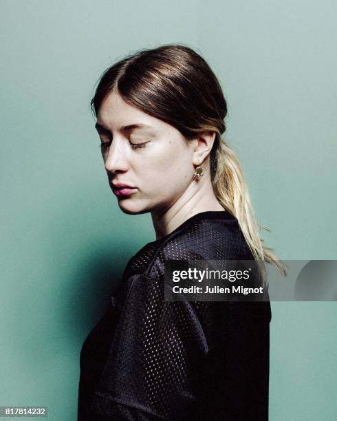 Actress Sigrid Bouaziz is photographed for Grazia France Magazine, on April 22, 2016 in Paris, France.