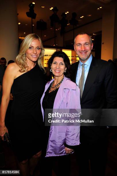 Jamie Tisch, Pamela Fiori and Edward Menicheschi attend Mark Lee celebrates TOD'S Diego Della Valle recipient of the Fashion Group International...