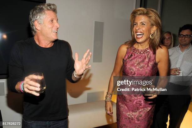 Donny Deutsch and Hoda Kotb attend HODA KOTB Celebrates "Hoda: How I Survived War Zones, Bad Hair, Cancer and Kathie Lee" at Deutsch Residence on...