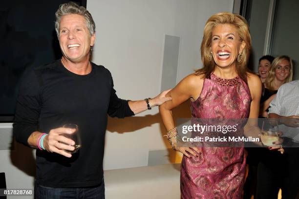 Donny Deutsch and Hoda Kotb attend HODA KOTB Celebrates "Hoda: How I Survived War Zones, Bad Hair, Cancer and Kathie Lee" at Deutsch Residence on...