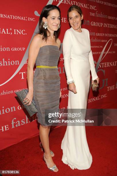 Jane Lauder and Aerin Zinterhofer Lauder attend The Fashion Group International "NIGHT OF STARS" 2010 at Cipriani Wall Street on October 28, 2010 in...