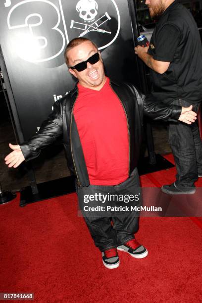 Jason 'Wee Man' Acuna attends "Jackass 3D" Premiere at Mann’s Chinese Theater on October 13, 2010 in Hollywood, California.