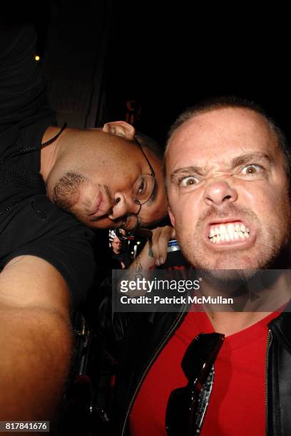 Andreas Branch and Jason "Wee Man" Acuna attend "Jackass 3D" Premiere at Mann’s Chinese Theater on October 13, 2010 in Hollywood, California.