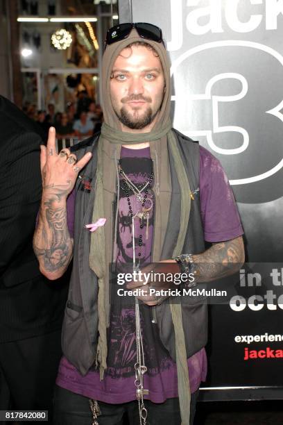 Bam Margera attends "Jackass 3D" Premiere at Mann’s Chinese Theater on October 13, 2010 in Hollywood, California.