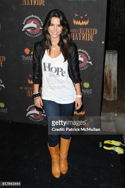 Josie Loren attends 2nd Annual Los Angeles Haunted Hayride at Griffith Park's Old Zoo on October 10, 2010 in Los Angeles, CA.