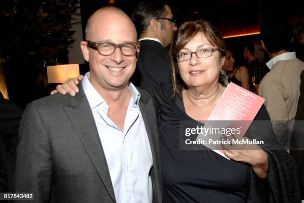 Joshua David and Alice Hoffman attend 2010 HIGH LINE CHEFS DINNER at Colicchio & Sons on October 3, 2010 in New York City.