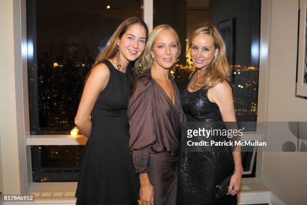 Karina Correa-Maury, Maria Eugenia Maury Arria and ? attend Aid for AIDS Planning Party for the 2010 MY HERO GALA at Trump World Tower on October 27,...