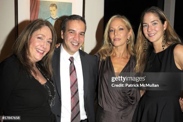 Jesus Aguais, Yaz Hernandez and Karina Correa-Maury attend Aid for AIDS Planning Party for the 2010 MY HERO GALA at Trump World Tower on October 27,...