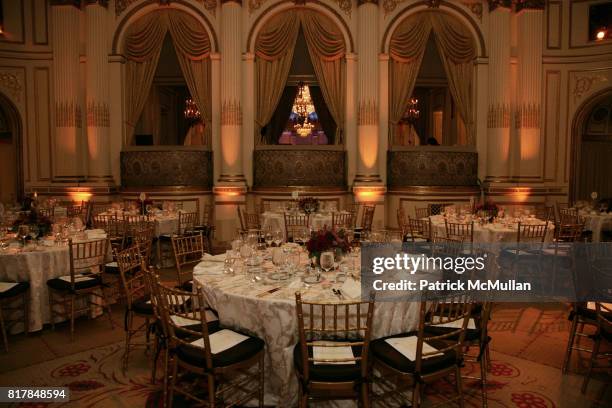 Atmosphere at The American-Scandinavian Foundation Gala Dinner Dance at The Plaza Hotel on October 29, 2010 in New York City.