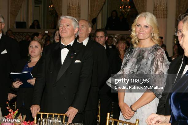 Ed Gallagher and Royal Highness Crown Princess Mette-Marit attend The American-Scandinavian Foundation Gala Dinner Dance at The Plaza Hotel on...
