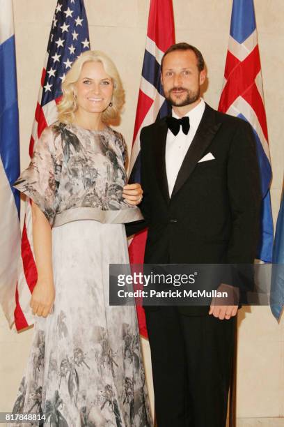 Royal Highness Crown Princess Mette-Marit and Royal Highness Crown Prince Haakon attend The American-Scandinavian Foundation Gala Dinner Dance at The...