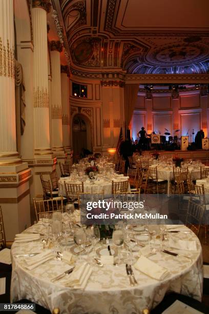 Atmosphere at The American-Scandinavian Foundation Gala Dinner Dance at The Plaza Hotel on October 29, 2010 in New York City.