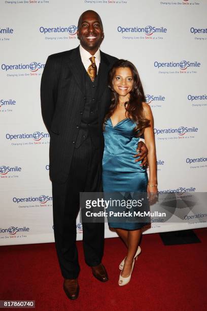 John Salley and Natasha Duffy attend 9th Annual Operation Smile Gala at Beverly Hills Hilton on September 24, 2010 in Beverly Hills, California