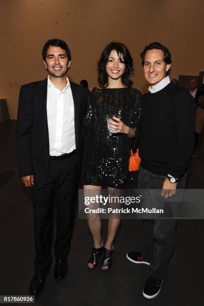 Jesse Ehrman, Ariel Gale and Cory Marmer attend LACMA Resnick Gala Avant-Garde After Party at Los Angeles County Museum of Art on September 25, 2010...