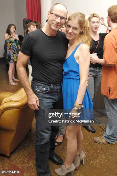 Phil Shaltz and Carrie Shaltz attend Adam Suerte, Zach Hyman, The Shaltzes Studio Opening at The Damn on September 24, 2010.