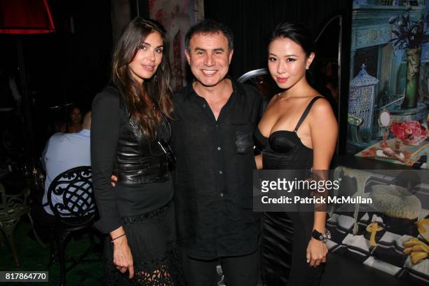 Jude Hess, Nouriel Roubini and Micca Wang attend INFA Energy Brokers, LLC celebrates the release of BRAD SCHAEFFER's "Hummel's Cross" at Provocateur...