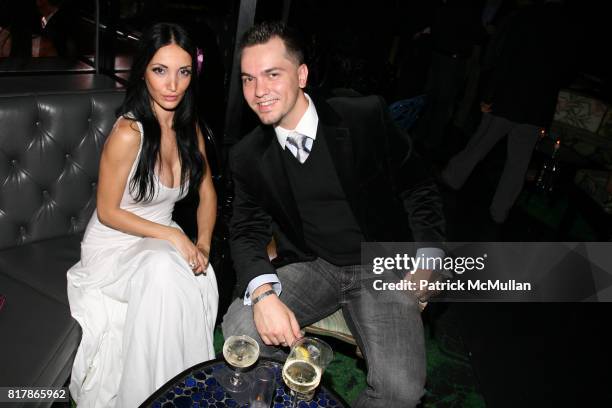 Elena Giannattasio and Austin Petersen attend INFA Energy Brokers, LLC celebrates the release of BRAD SCHAEFFER's "Hummel's Cross" at Provocateur on...