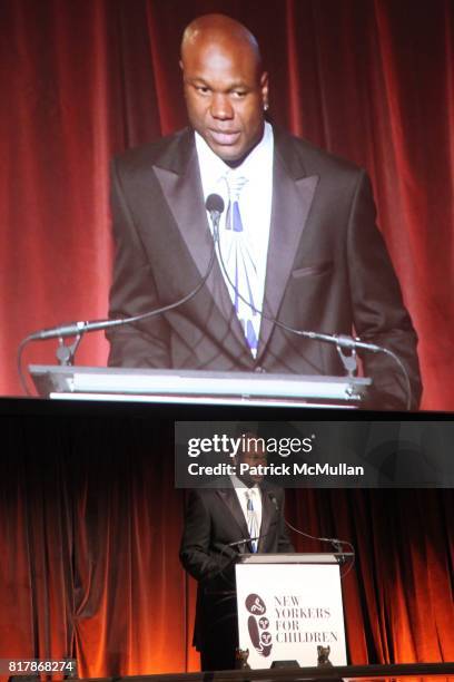 Keith Bulluck attends 2010 New Yorkers For Children Fall Gala presented by CIRCA at Cipriani 42nd on September 21, 2010 in New York City.