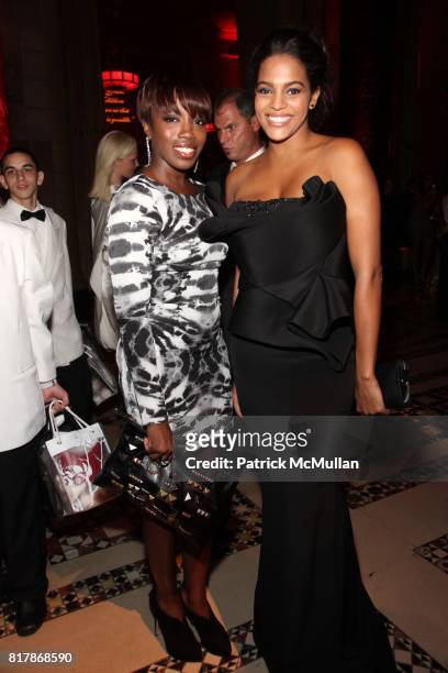 Estelle and Amber Tolliver attend 2010 New Yorkers For Children Fall Gala presented by CIRCA at Cipriani 42nd on September 21, 2010 in New York City.