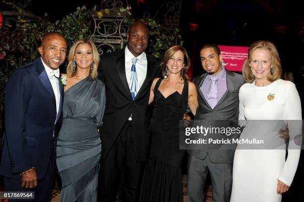 Kevin Liles, Erika Jones, Keith Bulluck, Susan Magazine, Anthony and Susan Burden attend 2010 New Yorkers For Children Fall Gala presented by CIRCA...