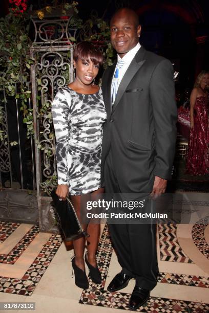 Estelle and Keith Bulluck attend 2010 New Yorkers For Children Fall Gala presented by CIRCA at Cipriani 42nd on September 21, 2010 in New York City.