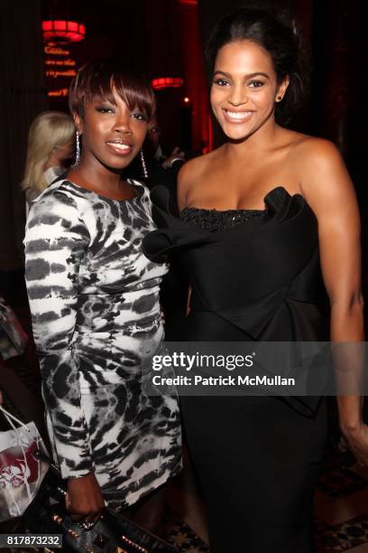 Estelle and Amber Tolliver attend 2010 New Yorkers For Children Fall Gala presented by CIRCA at Cipriani 42nd on September 21, 2010 in New York City.