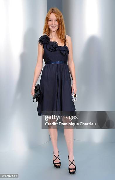 Audrey Marney attends Chanel '09 Spring Summer Haute Couture fashion show on July 1, 2008 in Paris, France.